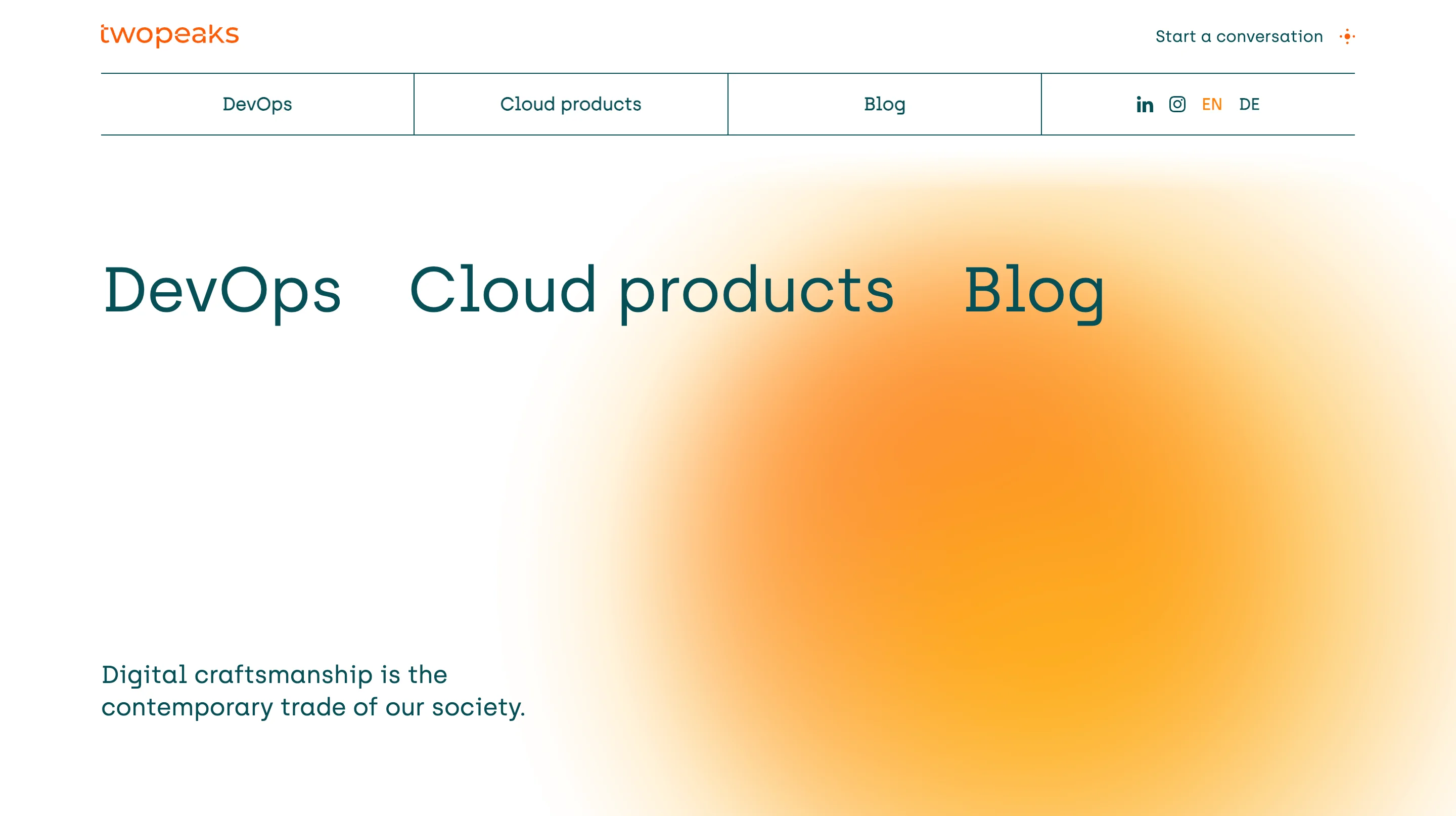 twopeaks website